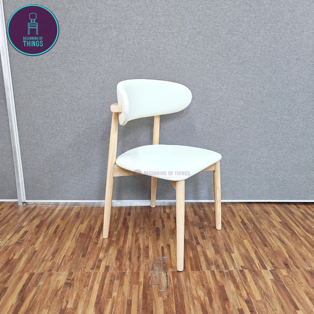 Arched Back Wooden Frame Dining Chair