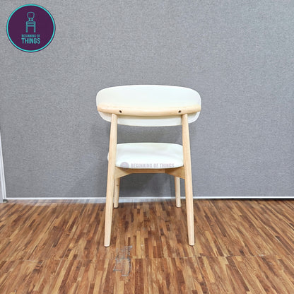 Arched Back Wooden Frame Dining Chair