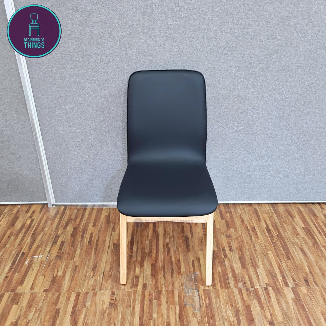 Continuous Seat Wooden Frame Dining Chair