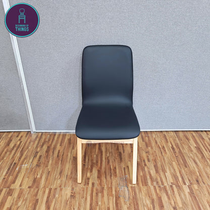 Continuous Seat Wooden Frame Dining Chair