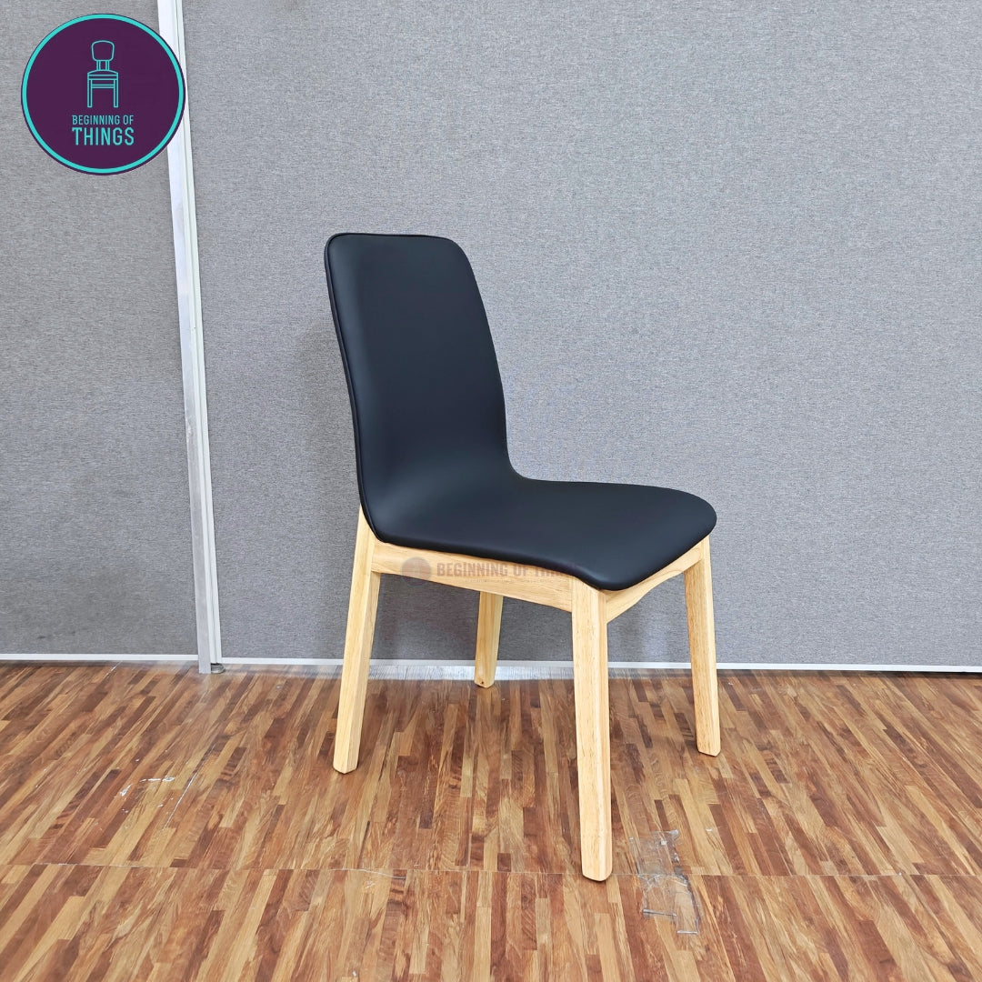 Continuous Seat Wooden Frame Dining Chair