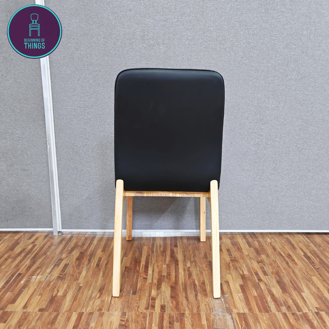 Continuous Seat Wooden Frame Dining Chair