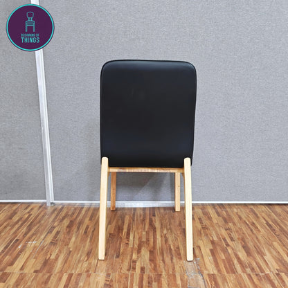 Continuous Seat Wooden Frame Dining Chair