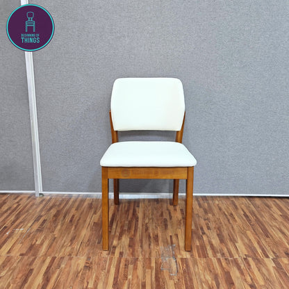 High Back Wooden Frame Dining Chair