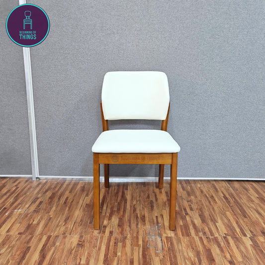 High Back Wooden Frame Dining Chair