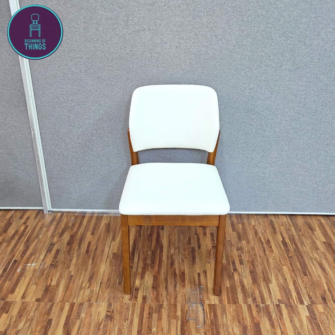 High Back Wooden Frame Dining Chair