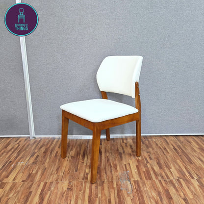 High Back Wooden Frame Dining Chair