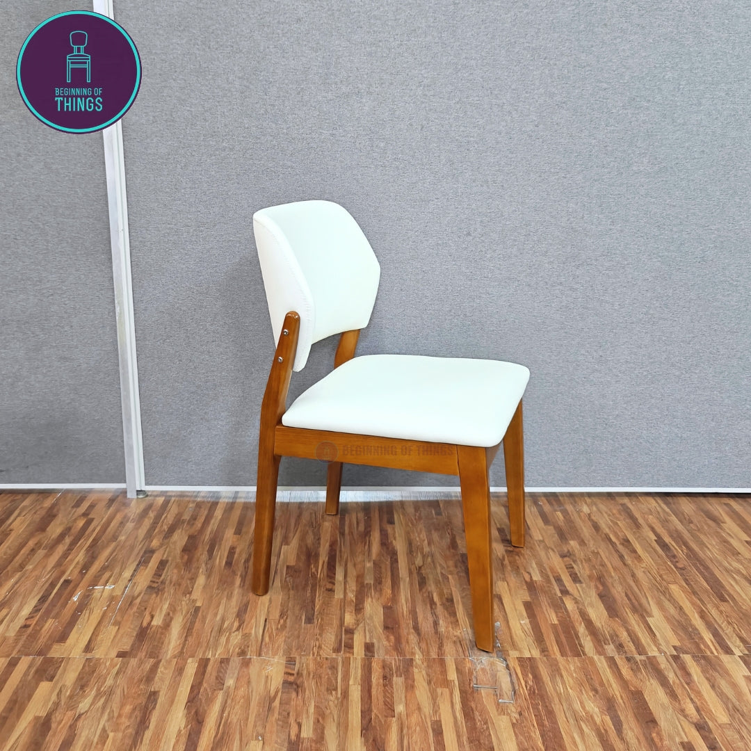 High Back Wooden Frame Dining Chair