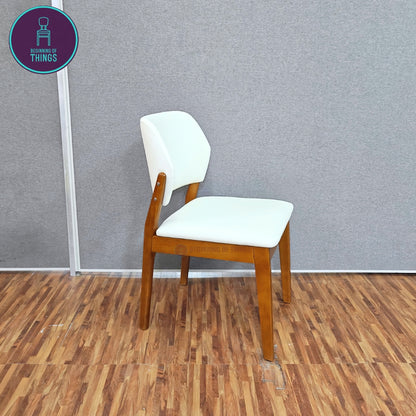 High Back Wooden Frame Dining Chair