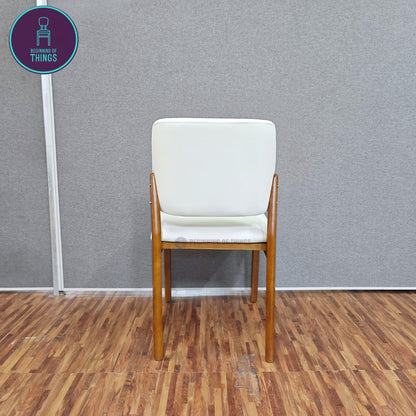 High Back Wooden Frame Dining Chair
