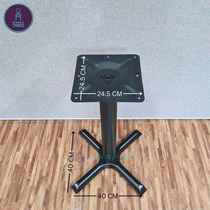 Smooth Cross Base Dining Table Leg