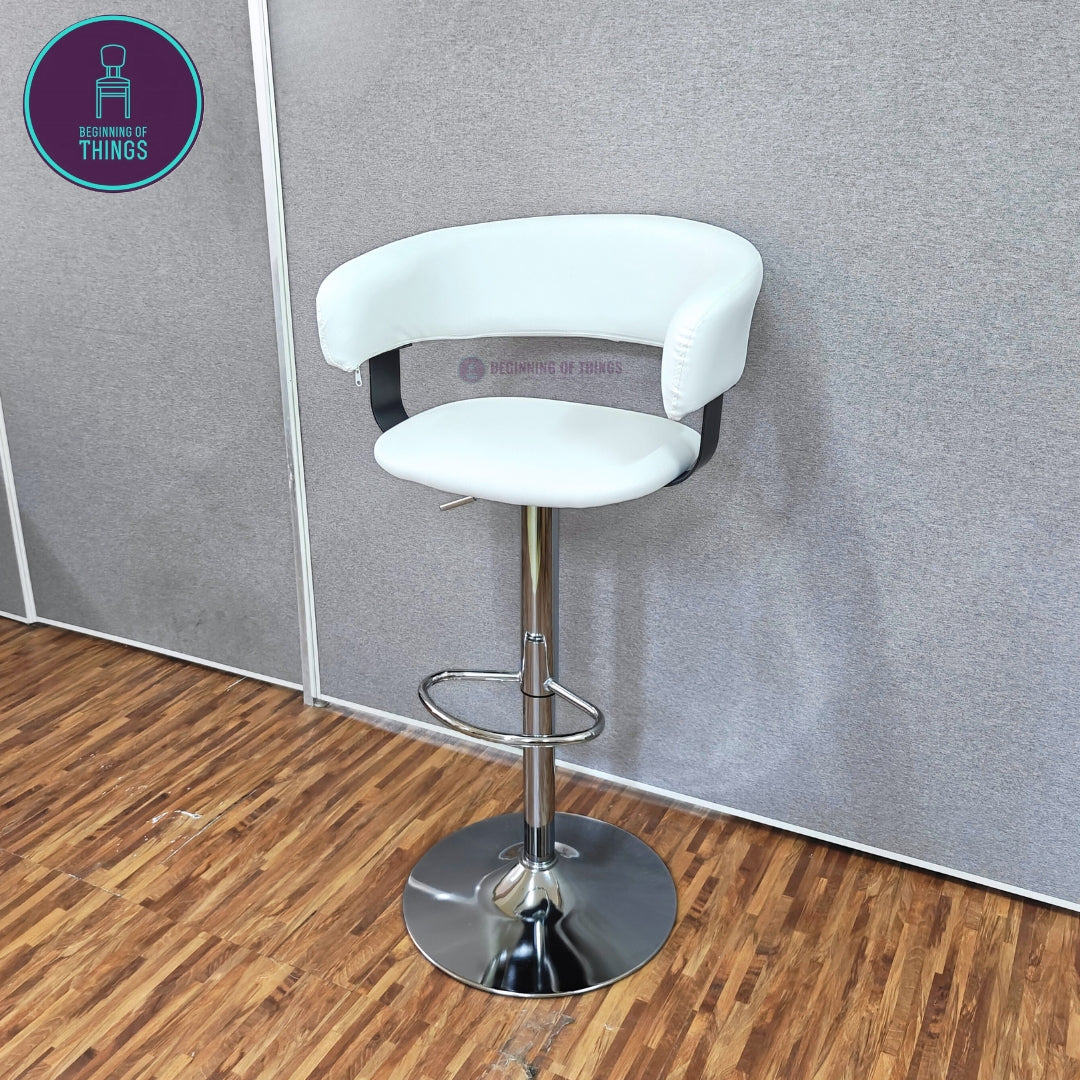 Curved Seat Bar Stool
