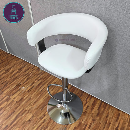 Curved Seat Bar Stool