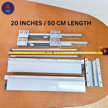 Drawer Slider Mechanism 20 inches / 50cm per pair