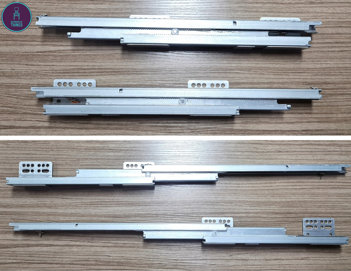 Drawer Slider Mechanism 20 inches / 50cm per pair