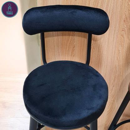 Campbell Cotton Flannel Fixed Leg Bar Stool