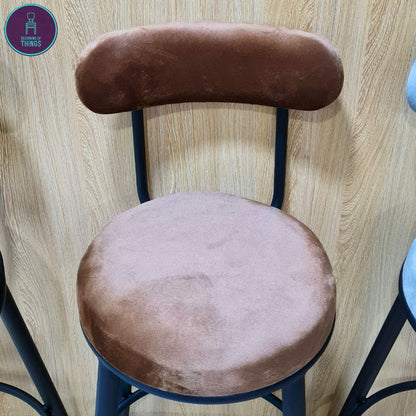 Campbell Cotton Flannel Fixed Leg Bar Stool