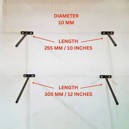 Invisible Bracket T-Bar for Wall Mount Shelf Per Pair