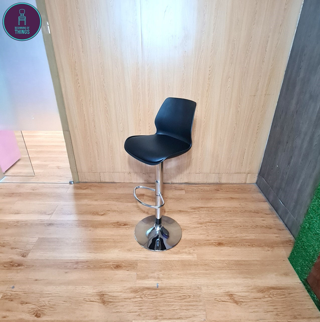 High Back Padded Bar Stool