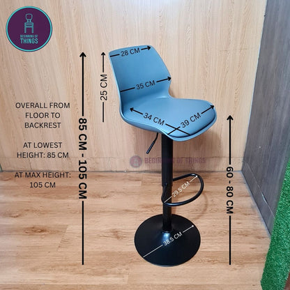 High Back Padded Bar Stool
