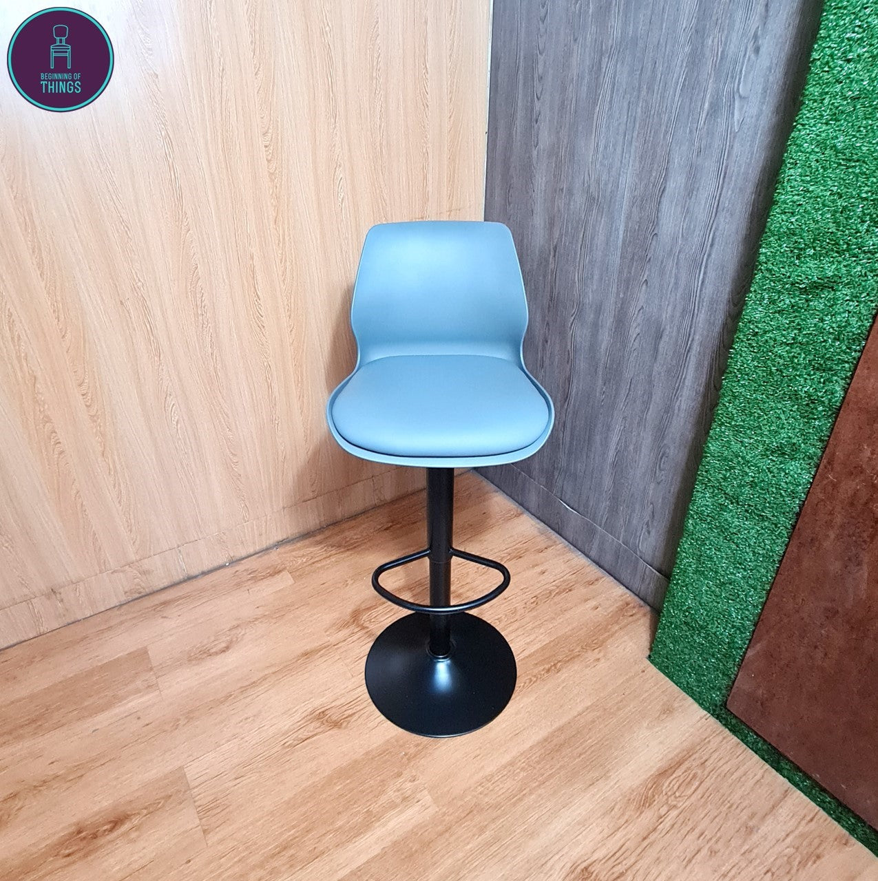 High Back Padded Bar Stool
