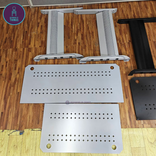 Table Leg with Modesty Metal Panel (sold as set)