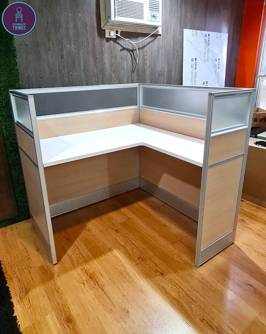 Office Partition L-Type Cubicle Work Station