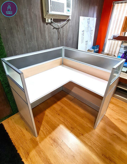 Office Partition L-Type Cubicle Work Station