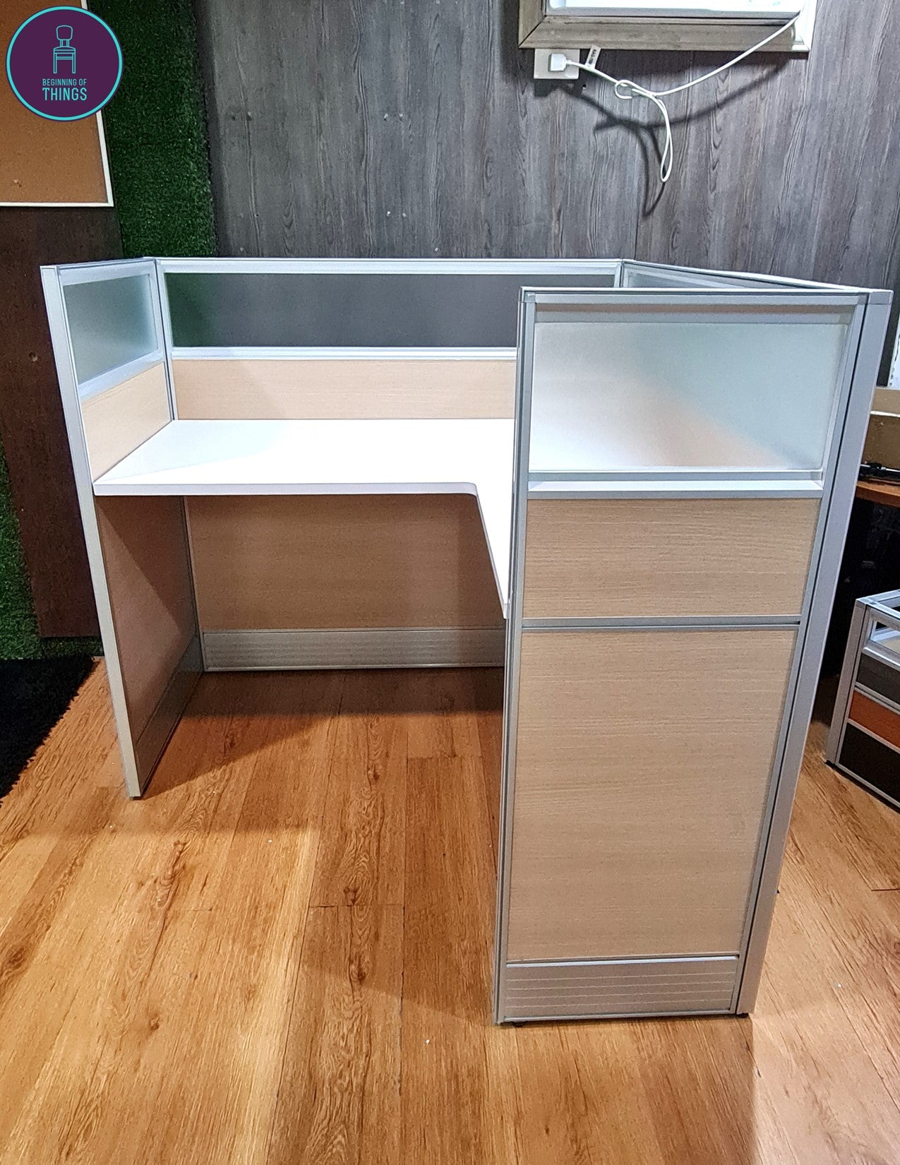 Office Partition L-Type Cubicle Work Station