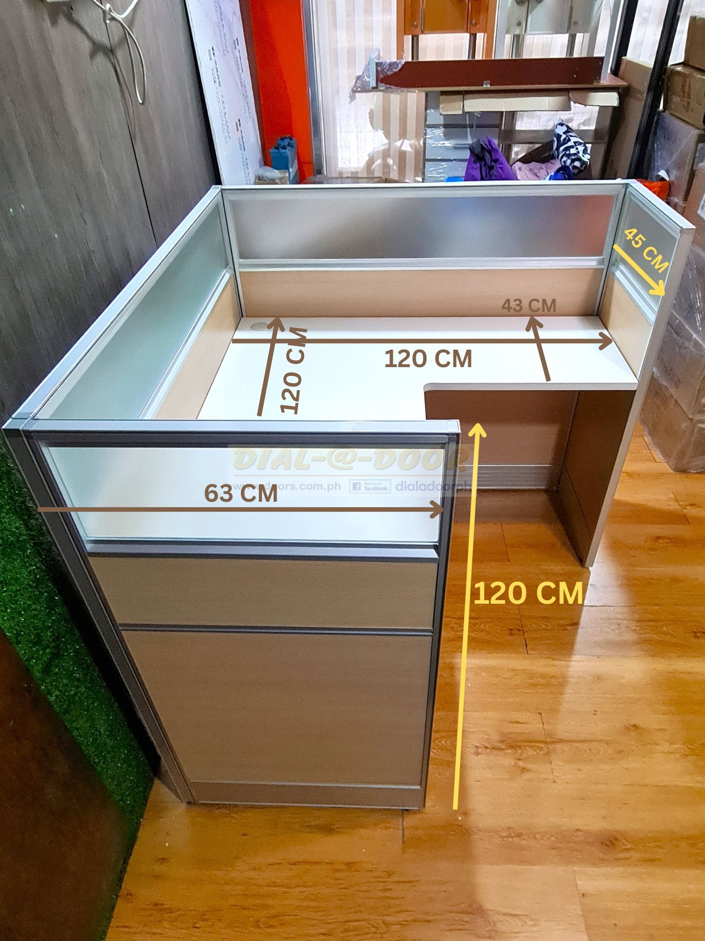 Office Partition L-Type Cubicle Work Station