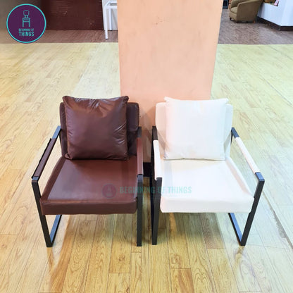 Lounge Chair with Metal Frame