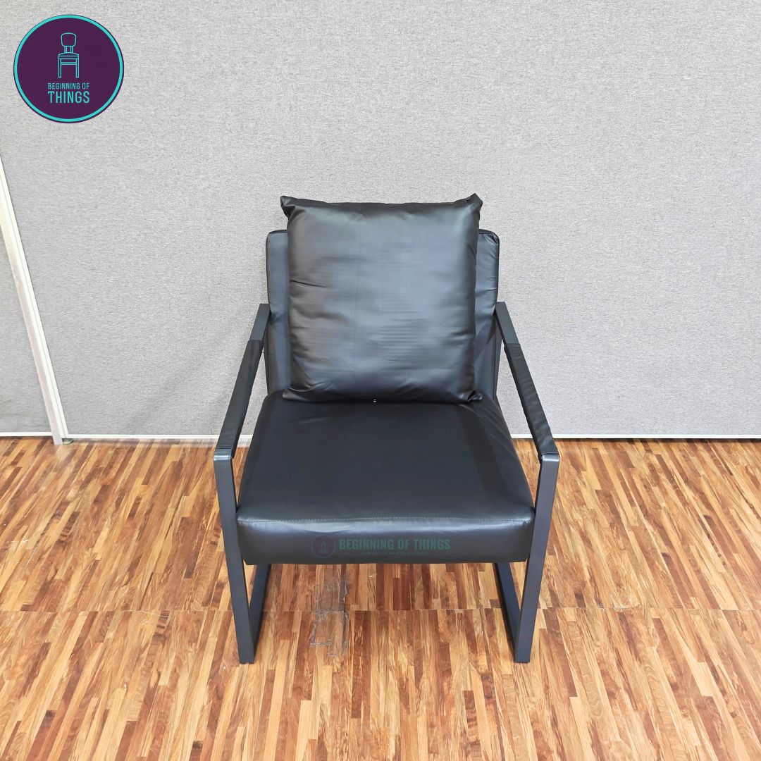 Lounge Chair with Metal Frame