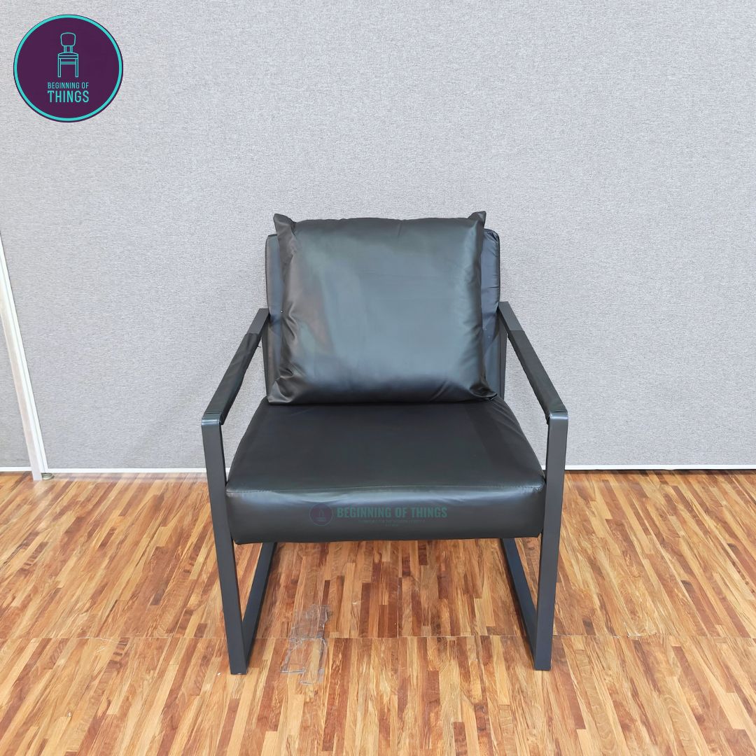 Lounge Chair with Metal Frame
