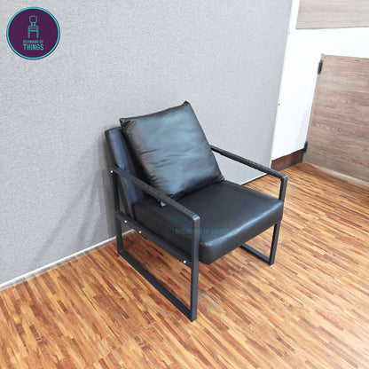 Lounge Chair with Metal Frame