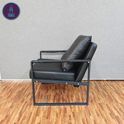 Lounge Chair with Metal Frame