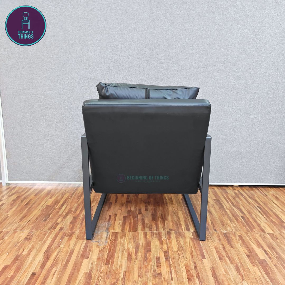 Lounge Chair with Metal Frame