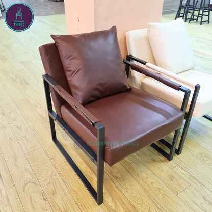 Lounge Chair with Metal Frame