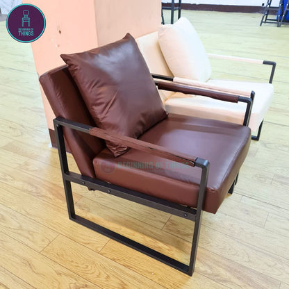 Lounge Chair with Metal Frame