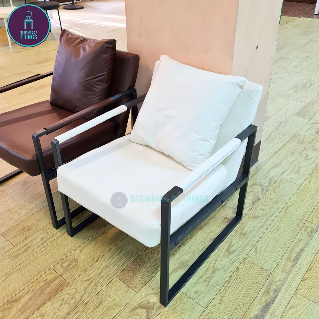 Lounge Chair with Metal Frame