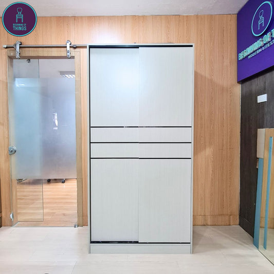 Marlowe 100 CM Sliding Wardrobe Cabinet