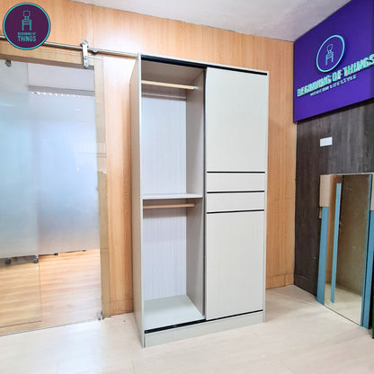 Marlowe 100 CM Sliding Wardrobe Cabinet