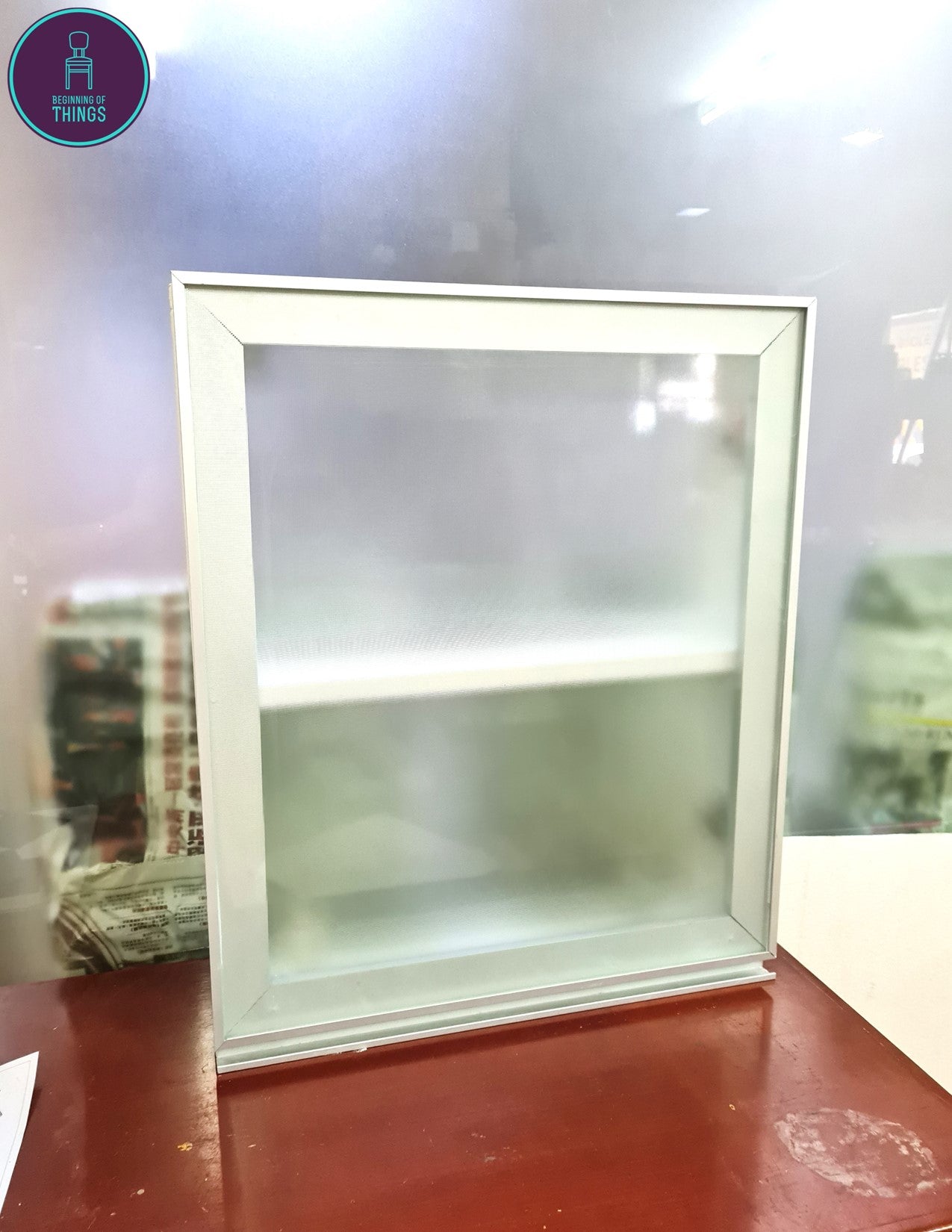 Medicine Wall Cabinet with Frosted Glass Door 20 x 24 in