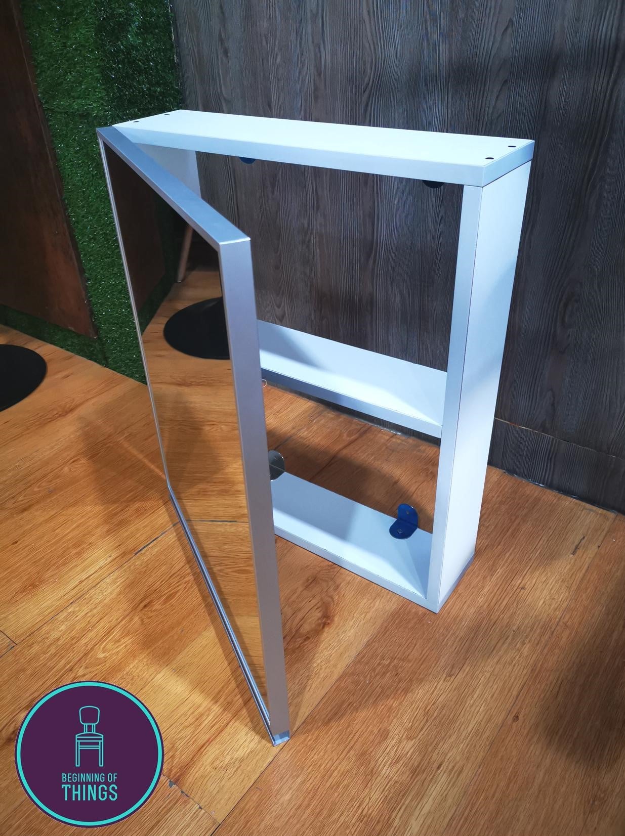 Medicine Wall Cabinet with Mirrored Door 20 x 24 in