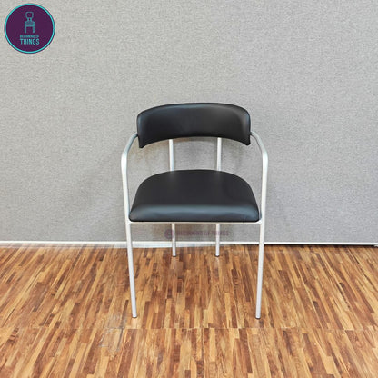 Metal Dining Chair w/ Armrest