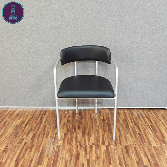 Metal Dining Chair w/ Armrest