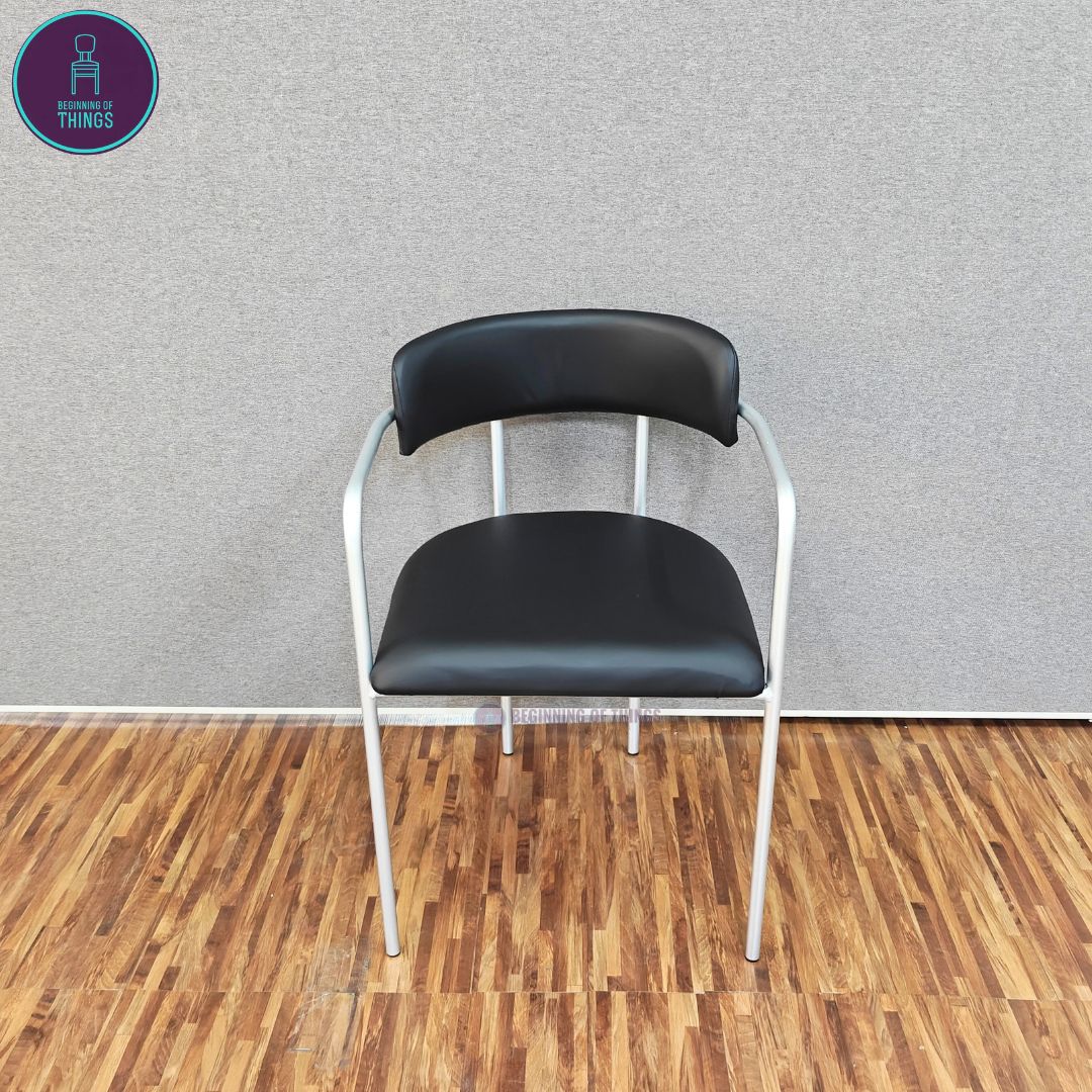Metal Dining Chair w/ Armrest