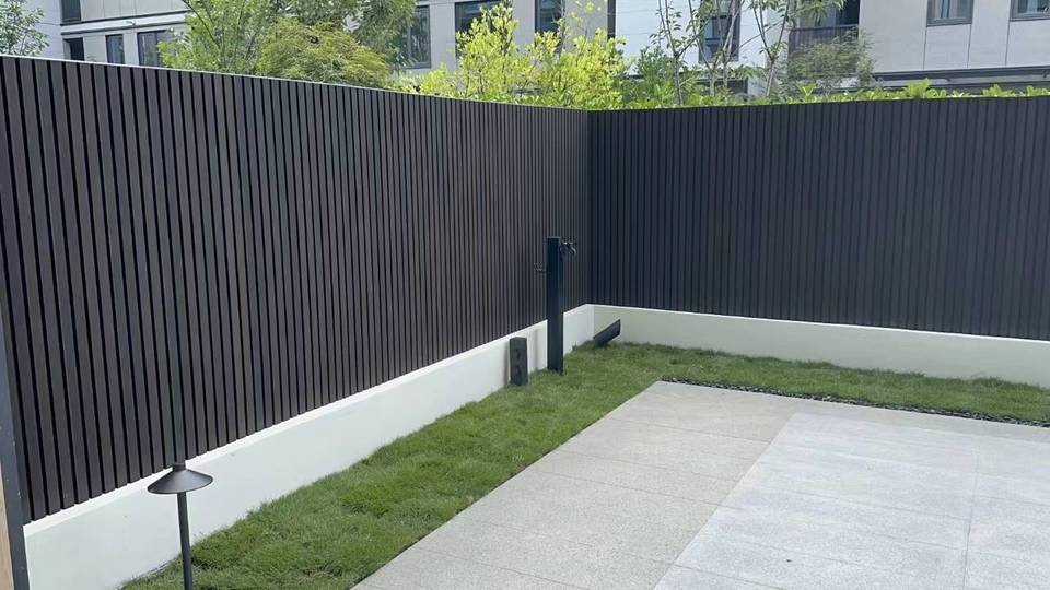 Outdoor WPC Fluted Wall Cladding Panel