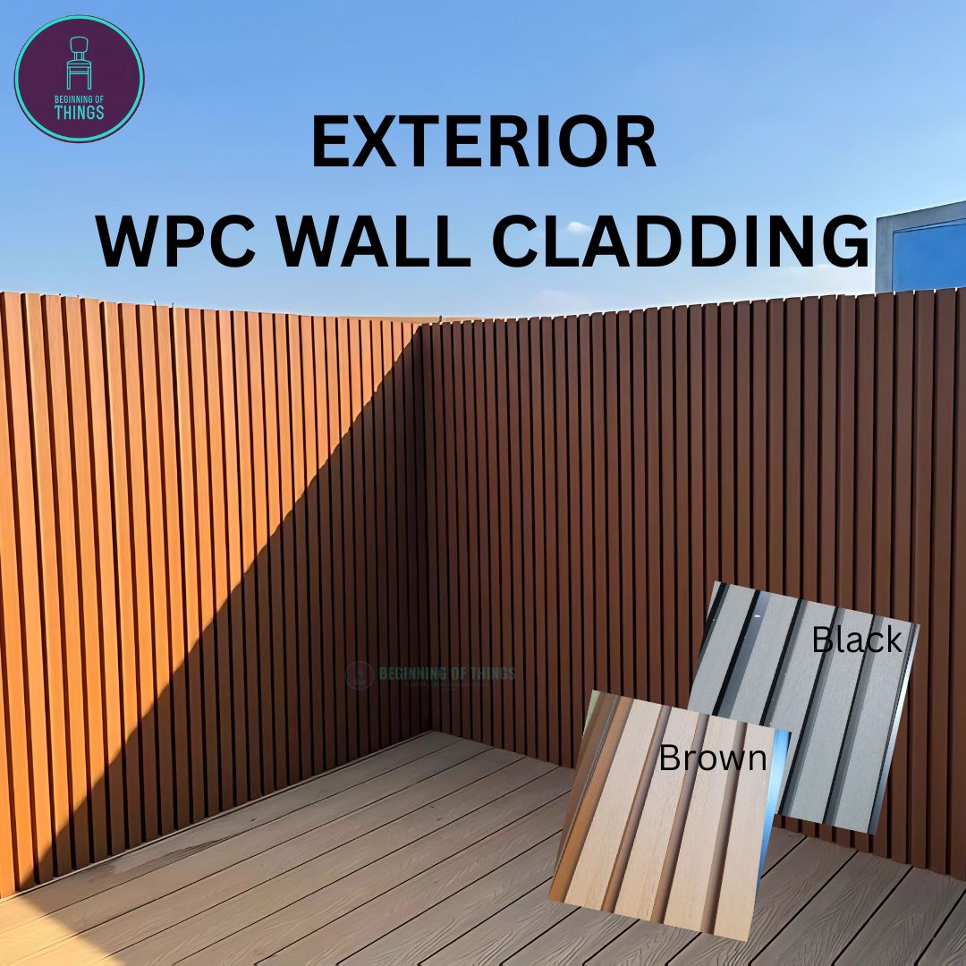Outdoor WPC Fluted Wall Cladding Panel