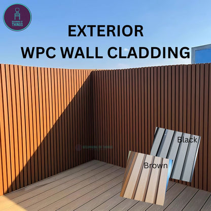 Outdoor WPC Fluted Wall Cladding Panel