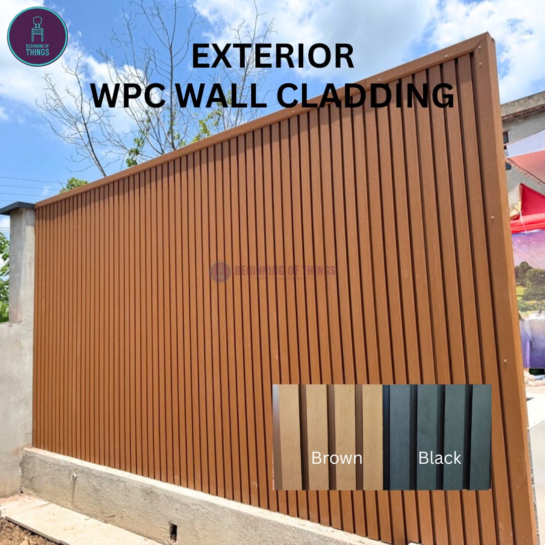 Outdoor WPC Fluted Wall Cladding Panel